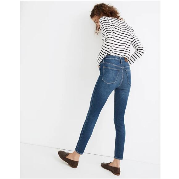 Madewell 10" High-Rise Skinny Jeans in Winston Wash Jeans - Picture 8 of 8
